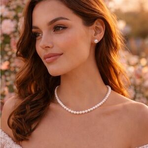 Honora Classic White Pearl Necklace